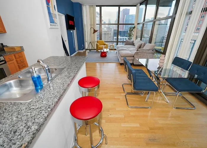 Apartment Prime 2br Skyline - 5 Min To Museum Campus
